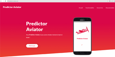 Página de inicio Predictor Aviator